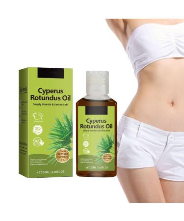 Cyperus Rotundus oil Cyperus Rotundus oil for hair removal organic cyperus rotundus oil moisturizing soothing ideal for all skin types 1 set 1 piece green 50 ml 50ml green