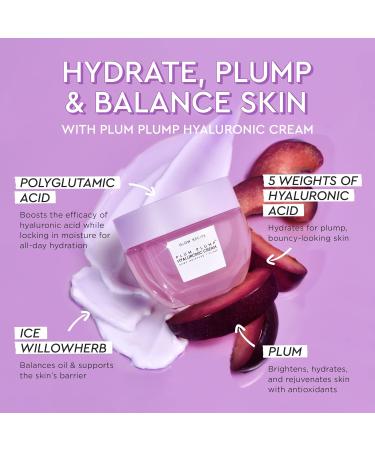 Glow Recipe Glow Reciple Mini Watermelon Glow PHA + BHA Facial Toner & Pore Minimizer with Hyaluronic Acid (40 ml) + Plum Plump Hyaluronic Acid Moisturizer Face Cream for Dry Skin (50 ml) - Buy Online on GoSupps.com