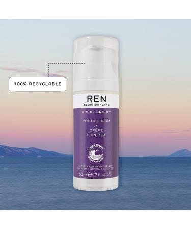 REN Bio Retinoid Youth Cream - Natural, Vegan & Cruelty-Free Face & Neck Cream - 1.7 Fl Oz - Sensitive Skin Friendly - Reduces Fine Lines & Wrinkles - Buy Online on GoSupps.com