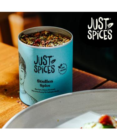 Just Spices Stullen Spice I Herbal filled bread with 13 tasty ingredients in a spice mix I Spice jar 50 g - Buy Online on GoSupps.com