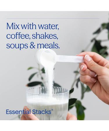 Essential Stacks Collagen Peptides Powder (from Grass Fed Cattle) - Gluten Dairy & Soy Free - Unflavored Hydrolyzed Collagen Supplement (10.6 oz) - Buy Online on GoSupps.com