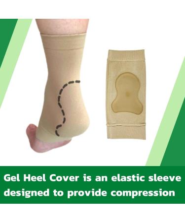 Achilles Tendon Heel Socks Sleeve | Compression Ankle Brace for Pain Relief | Plantar Fasciitis & Joint Support | Men & Women - Buy Online on GoSupps.com