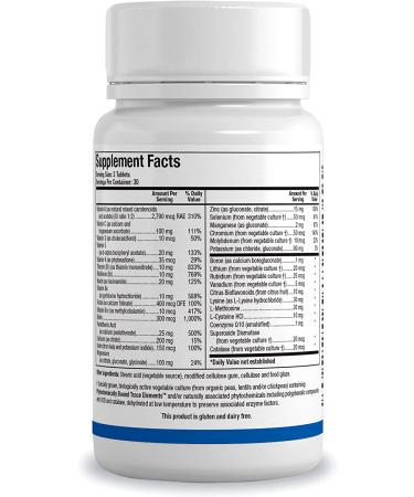 Biotics Research Bio-Multi Plus Iron & Copper Free Multivitamin | Chelated Minerals | Emulsified Fat Soluble Vitamins | 90 Count - Buy Online on GoSupps.com