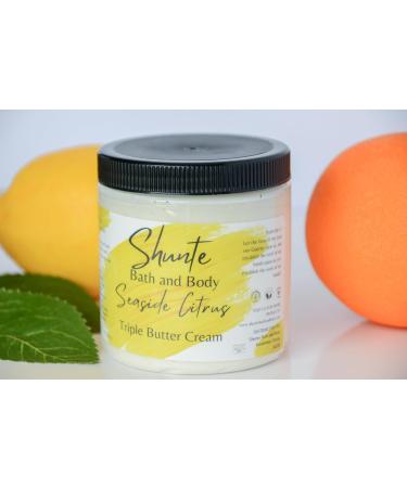 Shunte Bath and Body Triple Butter Cream 8 oz Mango Shea & Cocoa Butters | Large Unscented Moisturizer for All Skin Types - International Shipping Available - Buy Online on GoSupps.com