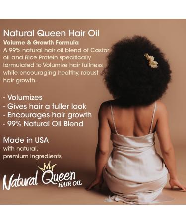 Natural Queen Castor Rice Protein Hair Oil - Natural - 7.1 Fl Oz. - Buy Online on GoSupps.com