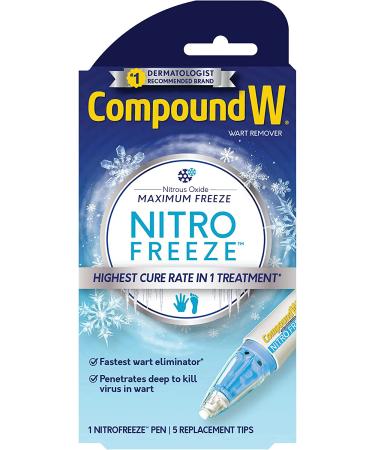 Compound W Nitrofreeze | Wart Removal | 1 Pen & 5 Replaceable Tips