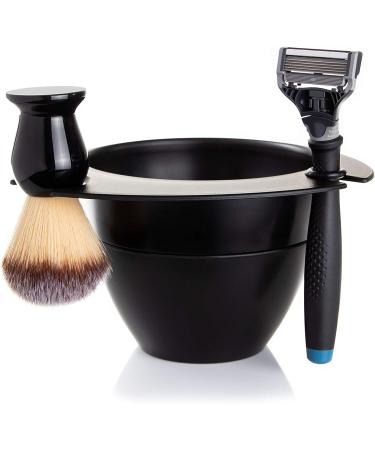 SHAVEBOWL Modular Shaving Bowl - Matte Black (Made in USA) - Buy Online on GoSupps.com