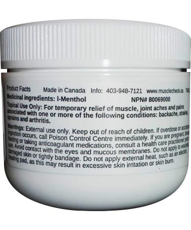 Muscle Check Sport & Arthritis Pain Relief 100% Natural Made with Pure Alberta Beeswax(120 ml) 120 ml (Pack of 1) - Buy Online on GoSupps.com