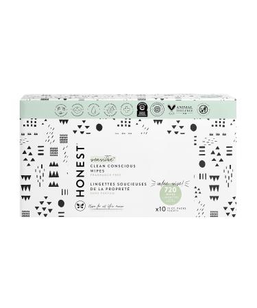The Honest Company Clean Conscious Unscented Wipes | 720 Count | 99% Water, Compostable, Plant-Based, Hypoallergenic Baby Wipes | EWG Verified - Buy Online on GoSupps.com