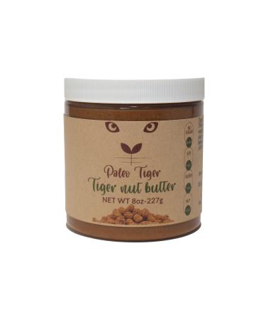 PALEO TIGER | Tiger Nut Butter | AIP and Paleo Compliant | Nut Free High Prebiotic Ingredients | No Sugar Added | Whole 30 | Low Food Map | Low Oxalate | 8 Ounces.