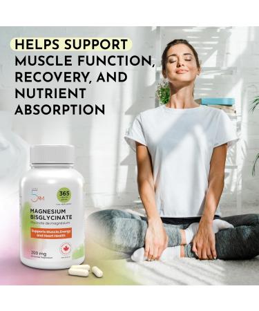 Live 5AM Magnesium Bisglycinate 365 vcaps | 200 mg Pure Elemental Magnesium From 1000 mg Magnesium Bis-glycinate Blend Full Year Supply of Magnesium Glycinate 200 mg Supplement Easy-to-Swallow Vegan Made in Canada 365 count (Pack of 1) - Buy Online on GoSupps.com