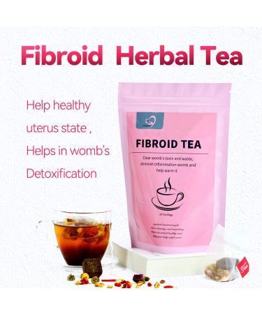 Hiherbs Fibroid Tea: Natural Solution to Shrink Ovarian Cysts - 10 Tea Bags - Buy Online on GoSupps.com