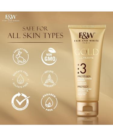 FAIR & WHITE Gold Hand Cream - 4.4 Fl oz | Remove Stretch Marks with Shea Butter & Glycerin - International Shipping Available - Buy Online on GoSupps.com