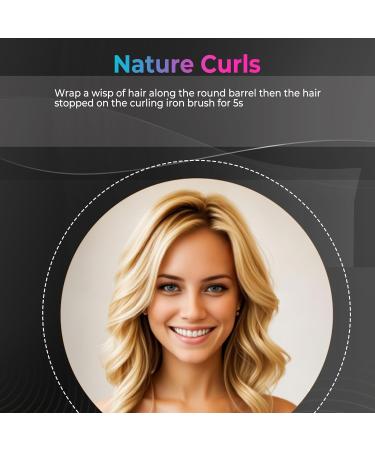 32MM Thermal Hair Brush for Curling & Straightening | Dual Voltage Hot Comb Curling Wand | Hair Styling Iron Brush for Root Volume & Loose Curls | Ideal Gift for Women | Black Gold - Buy Online on GoSupps.com