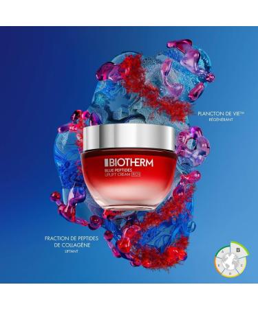 Biotherm Blue Peptides Uplift Rich Anti-Aging Cream Nourishes & Firms Enriched with Life Plankton & Collagen For All Skin Types 50 ml - Buy Online on GoSupps.com