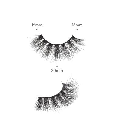 i-ENVY Luxury Mink Collection 3D Multi-Curl Angle Eyelashes - 100% Real Mink for Maximum Fluffiness and Glamorous Eye Look - Buy Online on GoSupps.com