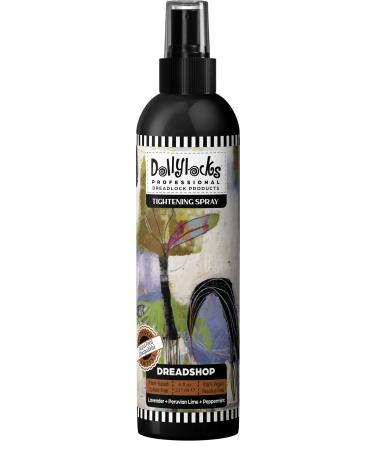 Dollylocks Dreadlock Tightening Spray for Locs - Dreadshop - Strengthen Tame Frizzy Dreads Residue-free for Loose Hair 8oz