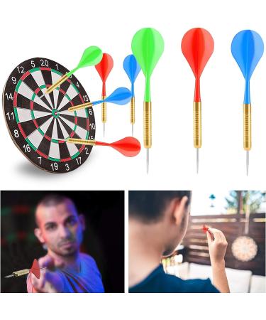 Accmor 18 Pcs Steel Tip Darts Set for Bar Dart, Metal Darts for Dartboard - Buy Online on GoSupps.com