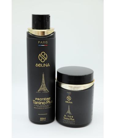 SOLINA Prot ine Biologique Tanino Plus | Lissage Br silien au Miel Prot ine de Soie et Huile de Ricin | Brillance et Douceur | 1000 ml - Buy Online on GoSupps.com