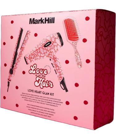 Mark Hill Love is in The Hair Glam Kit - 2000W Hair Straightener, Hairdryer & Paddle Brush Set - Buy Online on GoSupps.com