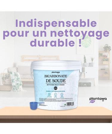 PLANTAWA Household Baking Soda 4.3 kg | Multi-Purpose Baking Soda | Stain Remover Whitening and Eliminates Odors and Grease - Buy Online on GoSupps.com