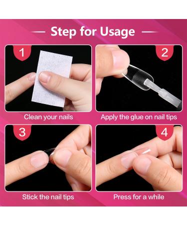 Buy AIMeili 432pcs Transparent Fake Nails - 12 Sizes Short Coffee Artificial Nail Tips for Acrylic & UV Gel Nail Art - Perfect for DIY Nail Designs - Buy Online on GoSupps.com