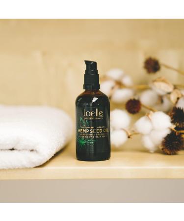 Loelle 100% Natural Hemp Oil - Organic Cold-Pressed Q10 Antioxidant Treatment (100ml) - Buy Online on GoSupps.com