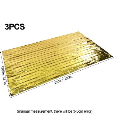 Cuque Thermal Emergency Blanket 3 Pack | Reflective Survival Blankets for Outdoor Travel & Exploration - Buy Online on GoSupps.com