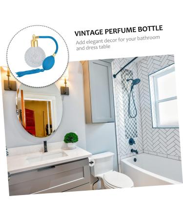 BIUDECO 1pc Air Bag Perfume Bottle Perfume Spray Bottle Empty Refillable Perfume Bottle Pump Bottle Bulb Travel Makeup Container Classic Perfume Sprayer Fine Mist Glass Essential Oil 10.5X7.6CM Transparent - Buy Online on GoSupps.com