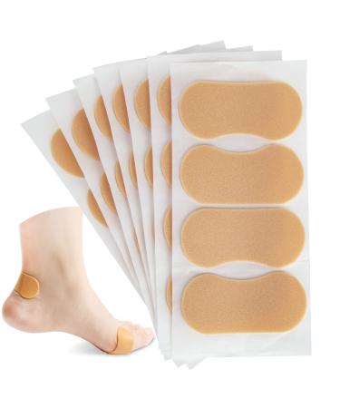 MSKS 7 Sheets Moleskin for Feet Pre-Cut Foot Care Tape Patches Waterproof Adhesive Soft Foam Sticker Moleskin Pads Reduce Chafing Pain Friction Blister Prevention for New Shoes Heels Boots Hiking