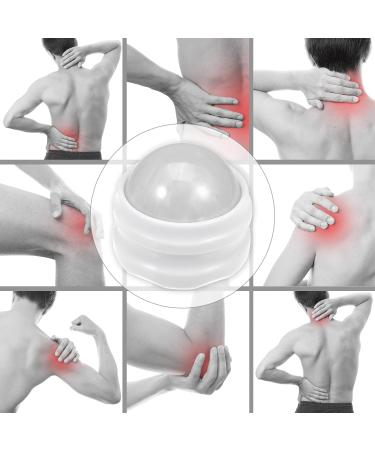 VOCOSTE Manual Massage Ball - Stress Relief & Pain Relief - White Resin Massage Tool for Relaxation - Buy Online on GoSupps.com