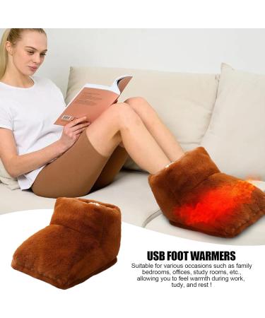 Besreey Heated Foot Warmer Full Wrap Rechargeable Non-Slip Foot Warmers for Men & Women | Brown Ultimate Comfort at Home - Buy Online on GoSupps.com