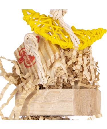 HappyBird Purple Shreddy Toy | Eco-Friendly Shredding Toy for Birds | Happy Nature International Shipping - Buy Online on GoSupps.com