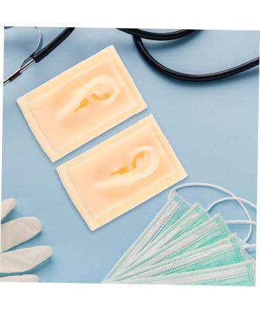 FOMIYES Silicone Ear Model for Teaching & Display | 1 Pair Hearing Aid Presentation Prop 9.5X6.5X4.5CM - International Shipping Available - Buy Online on GoSupps.com