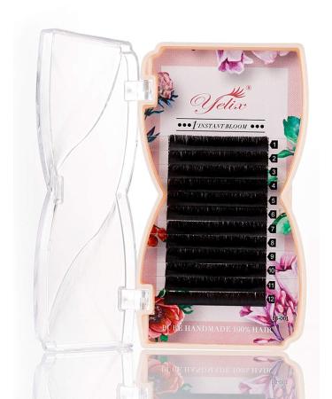 Buy 5 Trays 1 Second Blossom Eyelash Extensions Set | Easy Make Fans C Curl 10-14mm | 0.05mm Thickness | International Shipping - Buy Online on GoSupps.com