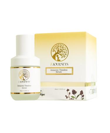 7 Journeys Antarctic Timeless Serum 45ml Lightweight Hydrating Facial Serum with Antarcticine Peptides Niacinamide & Superfruit Extracts for Radiant Smooth-Looking Skin All Skin Types