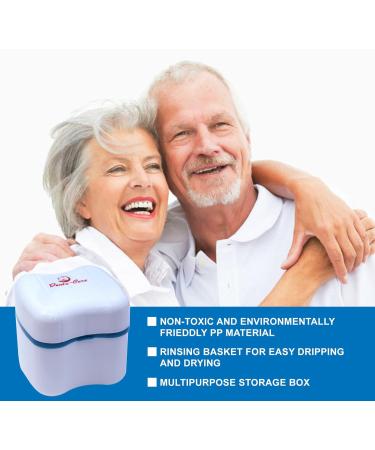 Polident 3-Minute Denture Cleaner 84 Tablets Bundle with Dentu-Care Case and Brush | For Easy Maintenance of Full/Partial Dentures & Mouthguards | Soothe Gums, No More Discomfort - Buy Online on GoSupps.com