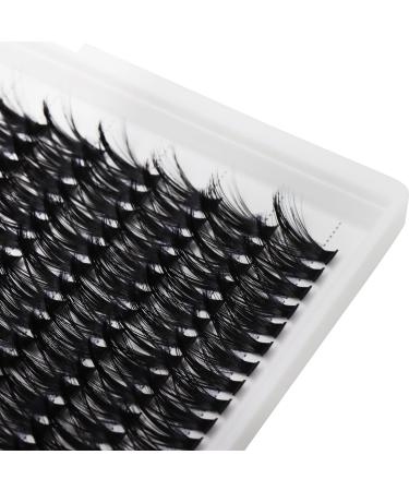 Bodermincer 240pcs D Curl 40D Cluster Eyelashes - 12-14mm Mixed DIY Eyelash Extensions for Stunning looks | International Shipping Available - Buy Online on GoSupps.com