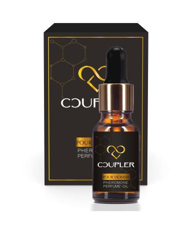 COUPLER Pheromone Cologne for Men - Pheromones for Men - Concentradas Feromonas para Hombres - Male Phermone Perfume Oil 10ml - Excellent Gift Idea