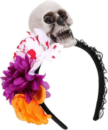 FOMIYES Lot De 3 -t tes De Mari e Pour Halloween Motif T te De Mort Et Fleurs Pour Gar ons Et Filles D corations De F te Pour Adultes 1 unit (Lot de 1) Multix3pcs - Buy Online on GoSupps.com