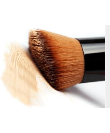 LyDia Flat Angled Wooden Handle Blusher/Face Powder/Liquid Foundation/Face Contour Makeup Brush - Buy Online on GoSupps.com