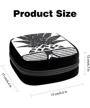 GIAPB Period Bag Sanitary Napkin Storage & Makeup Pouch | Fruit Pineapple Color - Buy Online on GoSupps.com