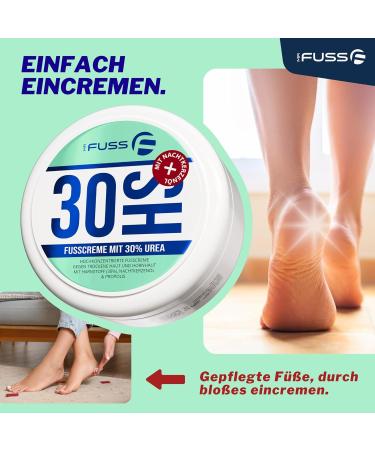 Mr. Fuss Cr me anti-callosit s l'ur e 30 % | Cr me pour les pieds pour liminer les callosit s | Soin de la peau | Pommade craquel e | Avec huile d'onagre glyc rine et propolis 200 ml 200 ml (Lot de 1) - Buy Online on GoSupps.com