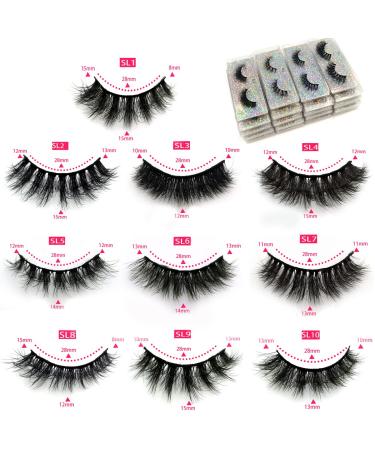 Buy Bulk 3D Faux Mink Lashes - 30 Pairs Natural Fake Eyelashes | Wholesale Eyelash Supplier - Buy Online on GoSupps.com