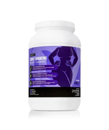 Gluteboost - ThickFix Curve Enhancing Weight Gainer Shake - Grass-Fed Whey Protein Powder with Amino Acids - Increase Curves and Muscle Mass - Volumizer Supplement for Women - Creamy Vanilla - 1 Month 28 Servings (Pack of 1)
