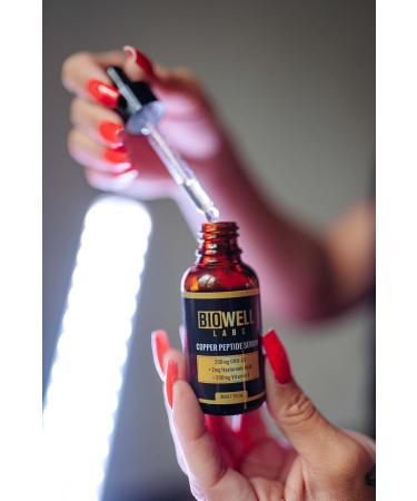 GHK-CU Copper Peptide Serum with Hyaluronic Acid | Acne Treatment & Anti-Aging | Reduce Wrinkles & Fine Lines | International Shipping - Buy Online on GoSupps.com