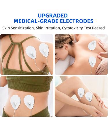 20-Pack TEC.BEAN Latex-Free TENS/EMS Unit Replacement Pads | Long-lasting Electrode Pads for MEDVICE Belifu TENS Machine - Buy Online on GoSupps.com