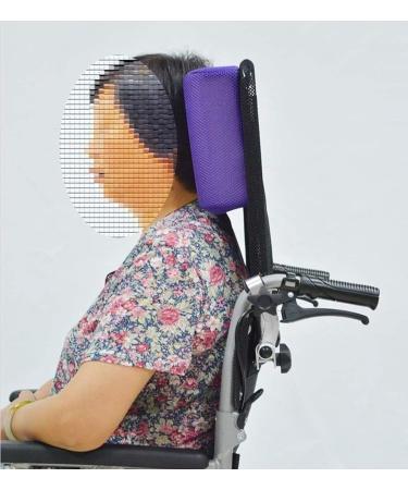 Adjustable Wheelchair Headrest Cushion Pillow with Back 16 Inch -20 Inch Wheelchair Headrest Neck Support Cushion Backrest Pad Pillow - Buy Online on GoSupps.com