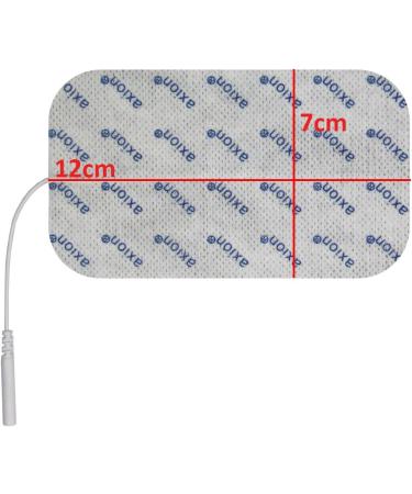 Buy Axion 12x7 cm Reusable Adhesive Electrode Pads - High Conductivity TENS & EMS - Certified Medical Device - Buy Online on GoSupps.com
