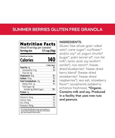 Nature's Path Smmr Berry Granola Gf (8x11oz ) - Buy Online on GoSupps.com